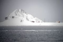 01B Sailing By A Research Station Between Aitcho Barrientos Island And Deception Island On Quark Expeditions Antarctica Cruise Ship.jpg